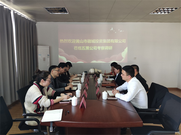 4月21日，集團(tuán)黨委委員、常務(wù)副總經(jīng)理，公司董事長(zhǎng)兼總經(jīng)理方亮帶隊(duì)赴黟縣考察“黟品五黑”區(qū)域公用品牌運(yùn)營(yíng)推廣機(jī)制和“五黑”農(nóng)業(yè)特色產(chǎn)業(yè)發(fā)展情況.jpg