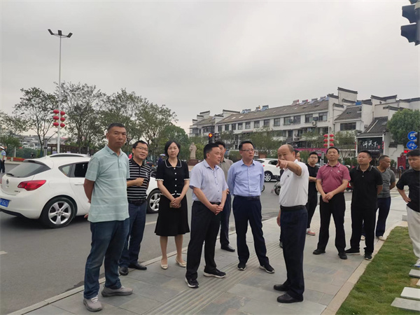 6月5日，洪董陪同汪凱書記一行調(diào)研古城公園提升改造項(xiàng)目.jpg