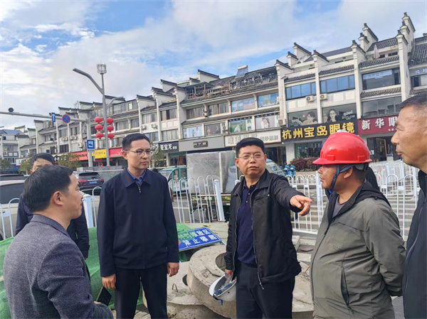 3月25日，程縣長調(diào)研徽州路和揚之學(xué)校項目，集團(tuán)張總陪同.jpg